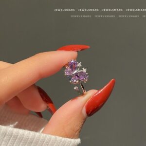 Little Butterfly Ring- purple