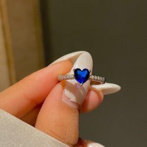 Magical Heart Ring- Royal Blue