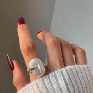 Elsie Pearl Statement Ring