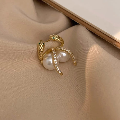 Slay n Slytherin Pearl Earrings - Image 7