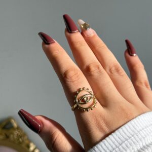 Eye-Spy Gold Ring