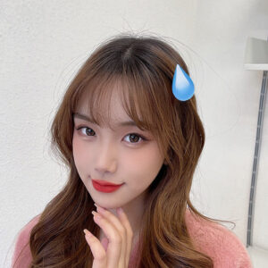 Anime Sweat Drop Hair Clip