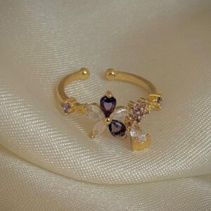 Wisteria Whisper Rhinestone Ring