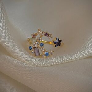 Purple Nebula Dreamy Ring