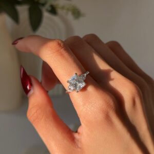 Whimsical Square-cut Ring
