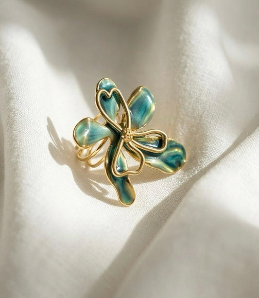 Sea Statement Orchid Ring - Image 2