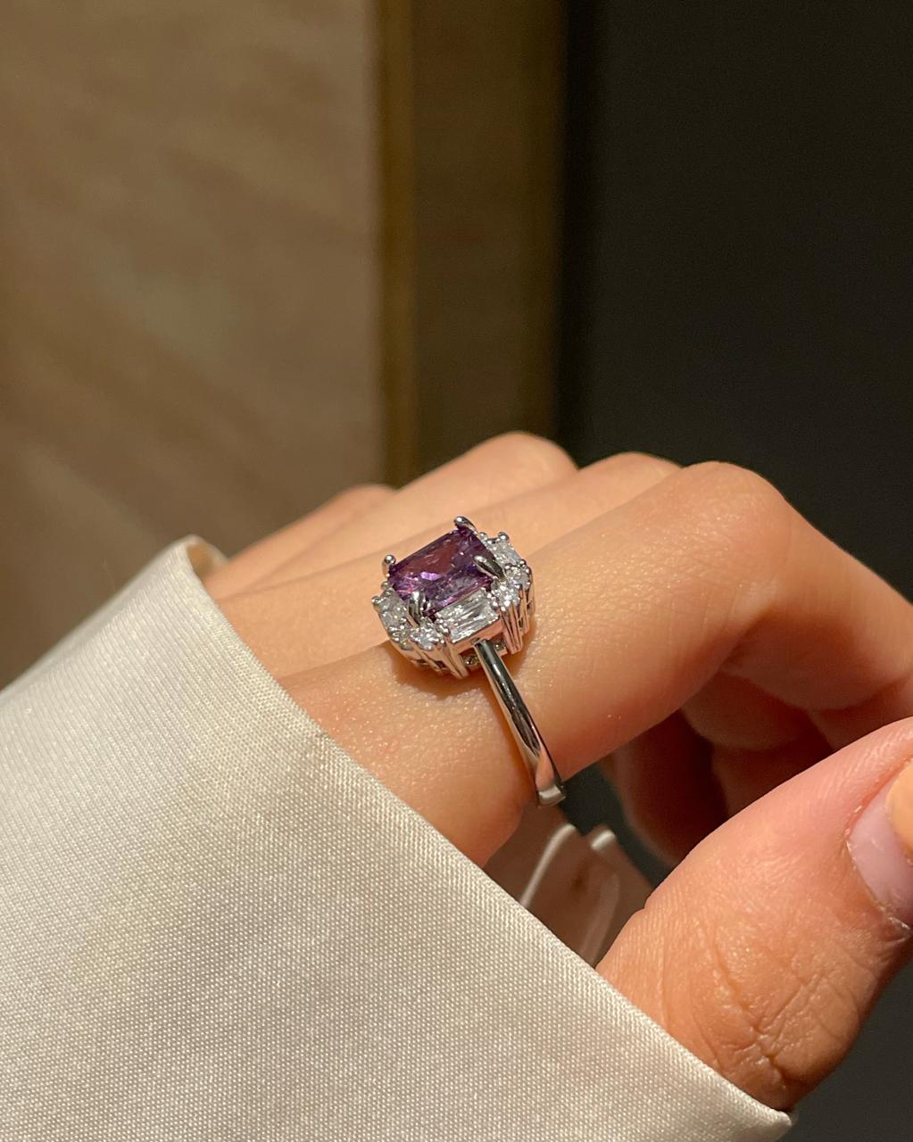 Madeline Ring- purple - Image 3
