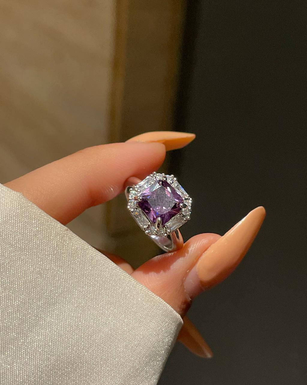 Madeline Ring- purple - Image 2