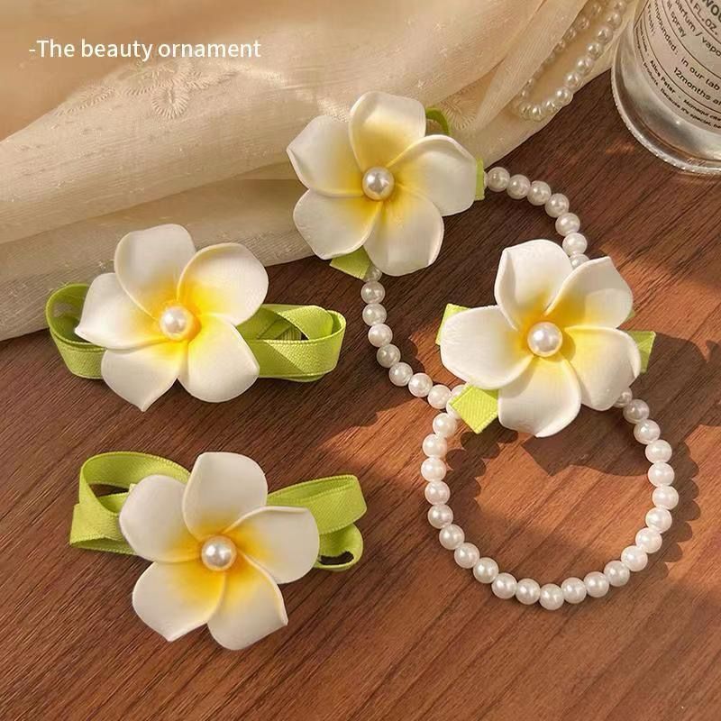 Pixie Daisy Hair Tie & Hair Clip - Image 2
