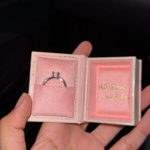 Mini Book Gift Box with Ring