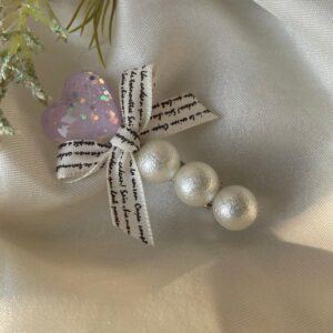 Love forever Pearl Hair Clip