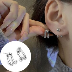 Korean Version Simple Earjacket earrings