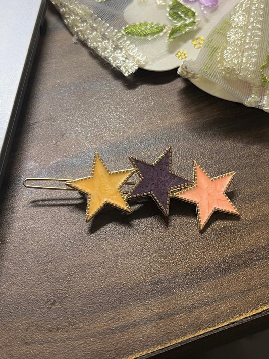 Pink Star Hairpin