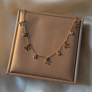 Lana Del Ray Bow Necklace