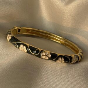 Charm Floral Enamel Bangle