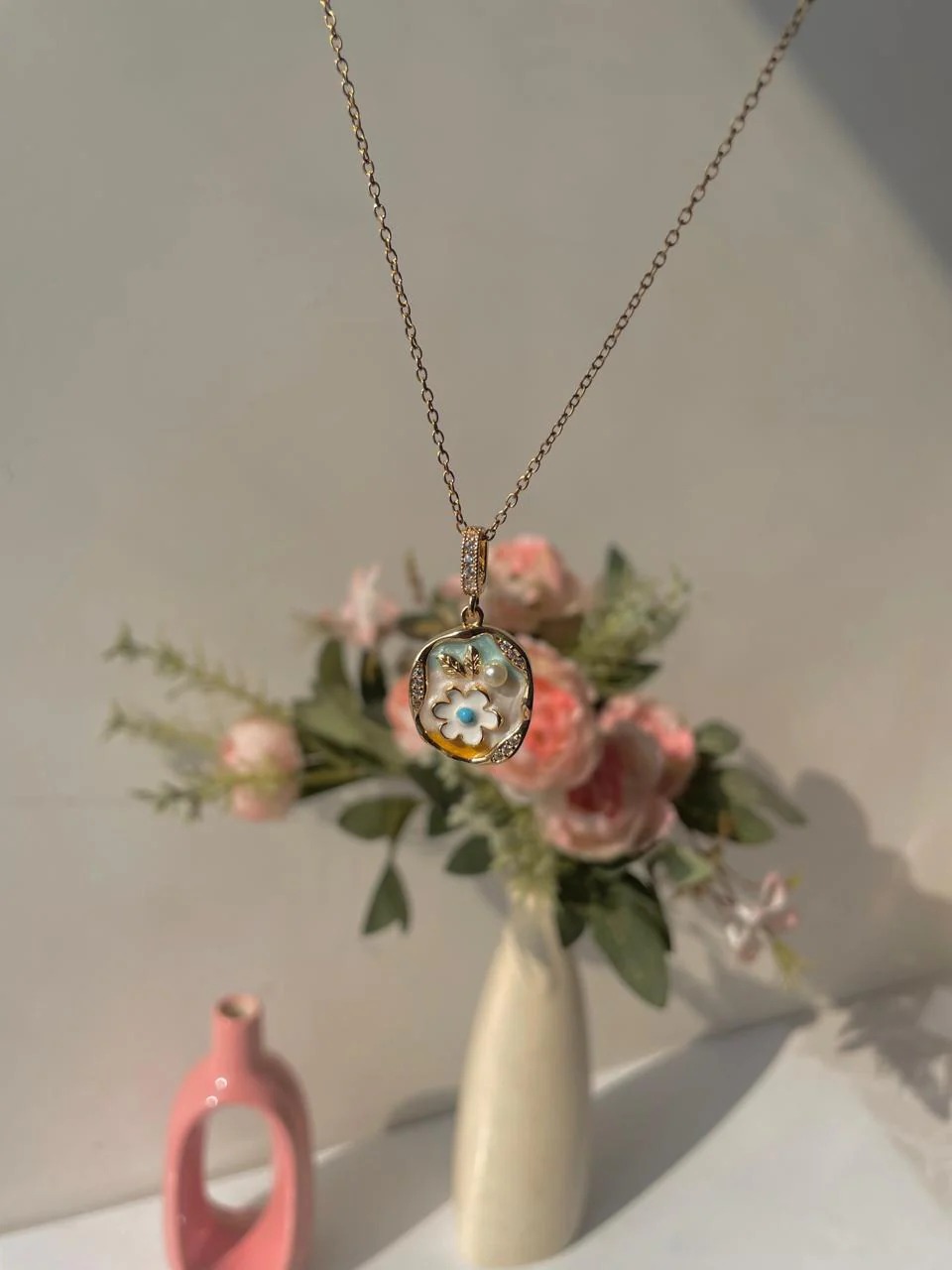 Vintage Floral Whisper Necklace