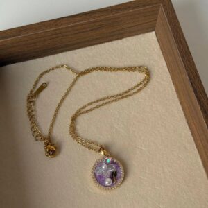 Lilac Muse Vintage Necklace