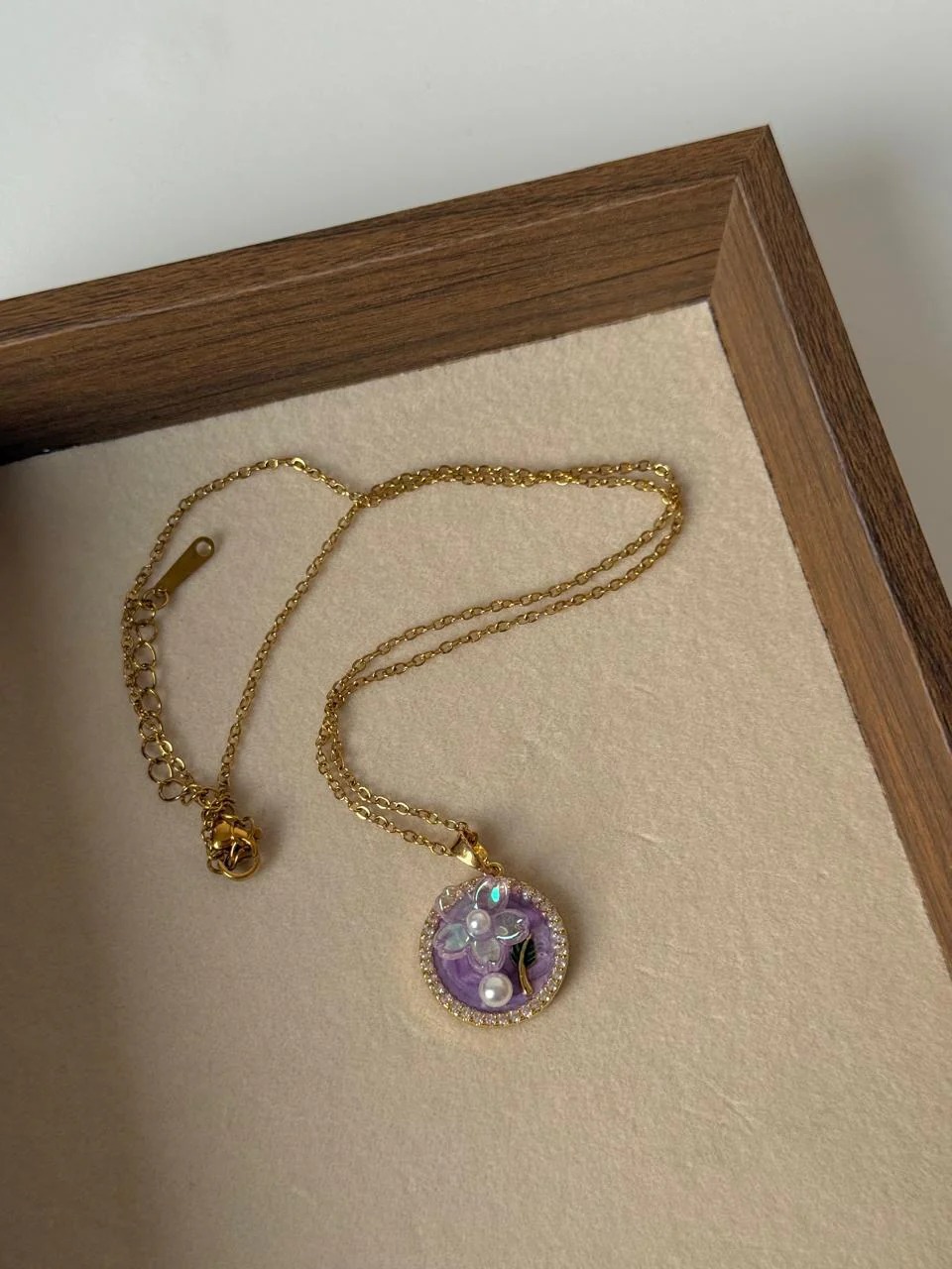 Lilac Muse Vintage Necklace