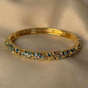 Timeless Blues Enamel Bangle