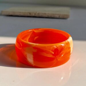 Orange Martini Chunky Bangle