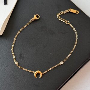 Golden Crescent Bracelet