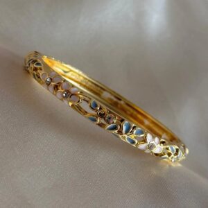 Victorian Maximalist Enamel Bangle