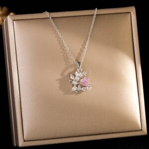 Pink Poetess Pinteresty Necklace