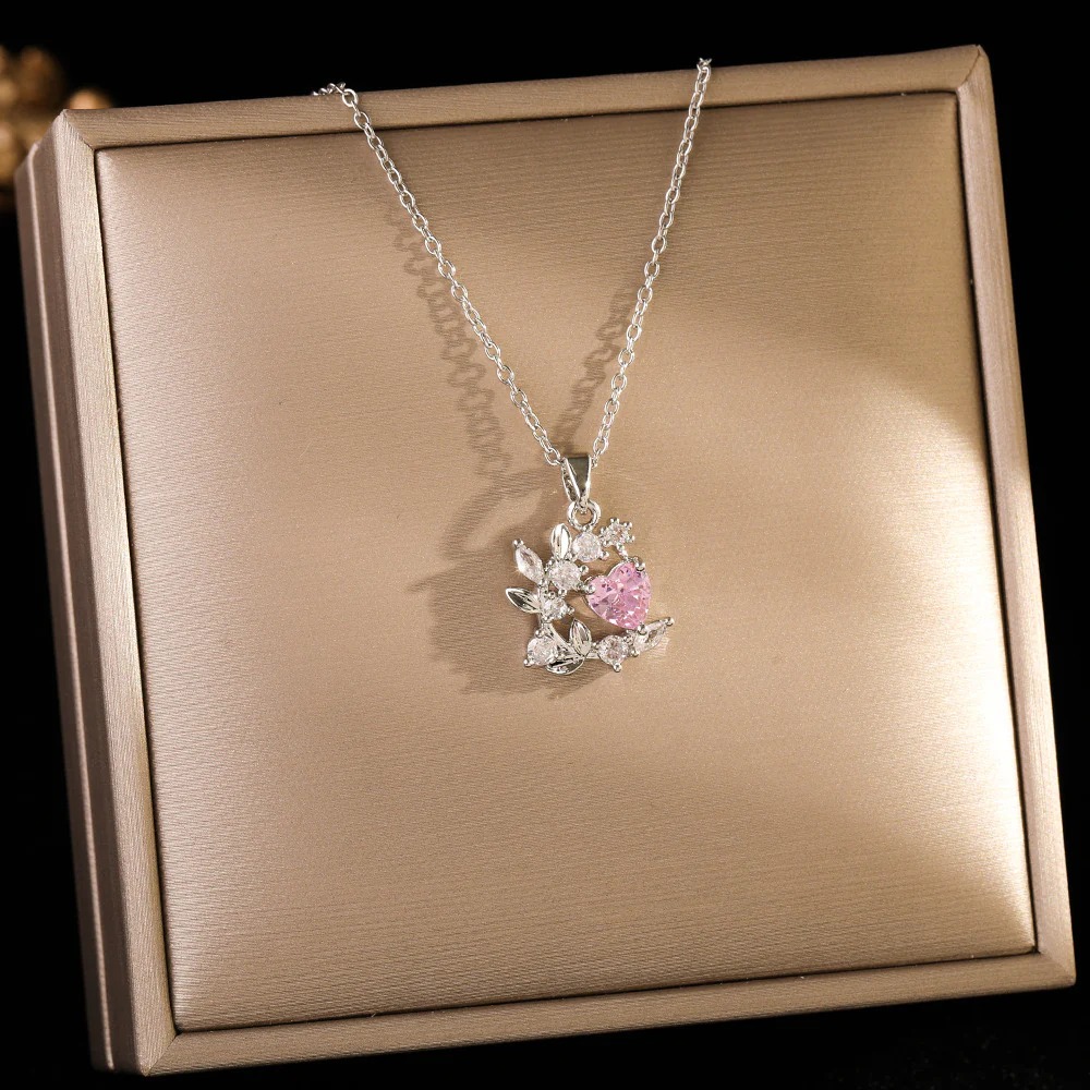 Pink Poetess Pinteresty Necklace