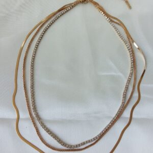 Champagne Layers Necklace