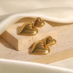Last Kiss Heart Earrings