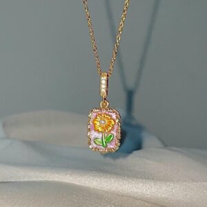 Daisy/ Sunflower Darling Necklace
