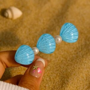 Mermaid Bluetini Pearl Hairclip