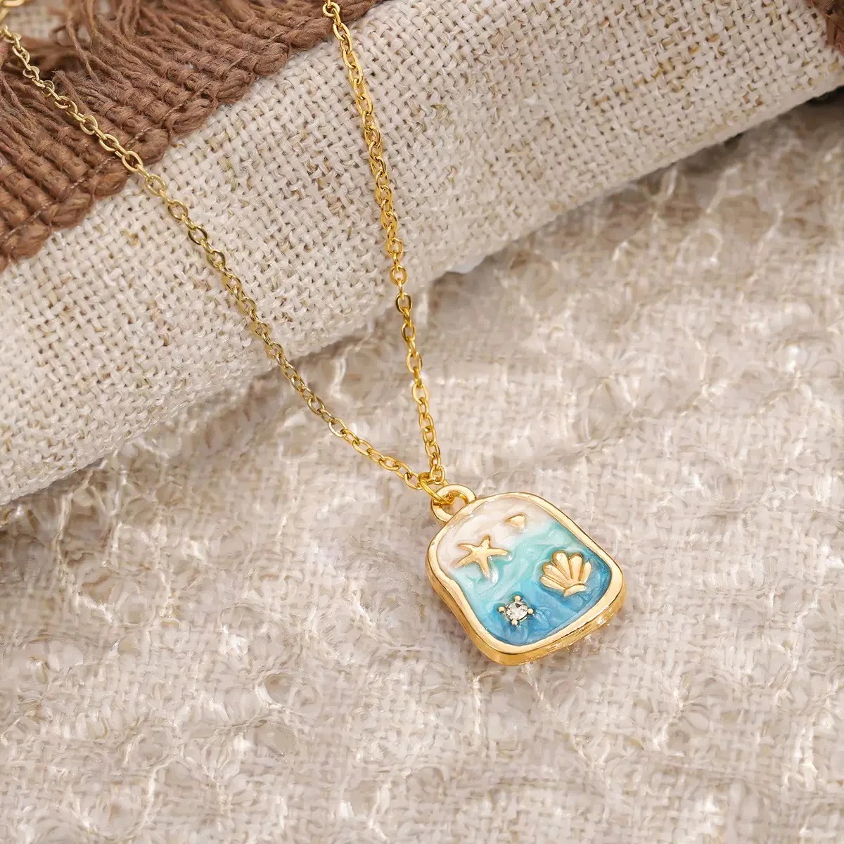 Aqua Ombre Necklace