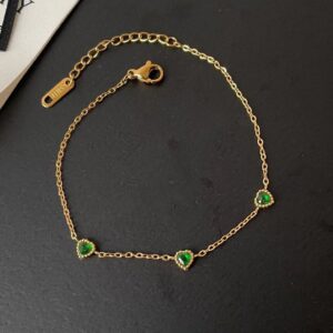 Triple Tease Heart Bracelet