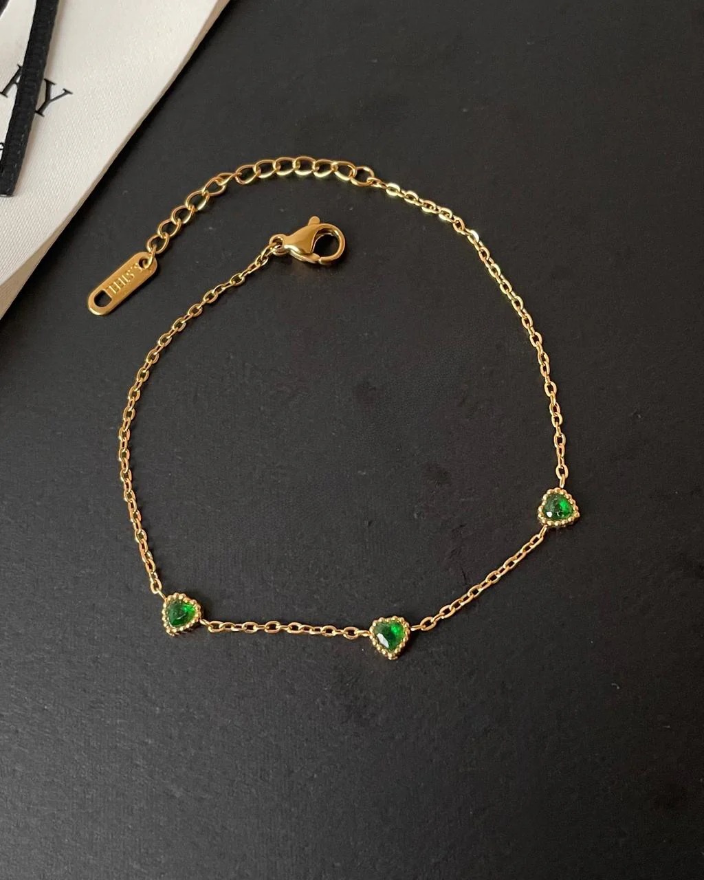 Triple Tease Heart Bracelet