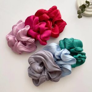 Wavy Hair Scrunchies- vibrant colours