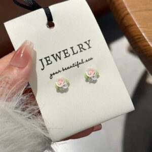 Soft Rose Core Earrings
