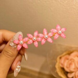 Lilies on my head- peachy pink