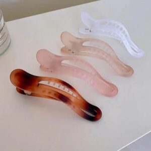 Icy Elegant Hair Claw Clips