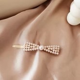 Pearl Bow Hairpin