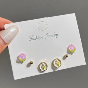 Tulips Earrings Combo