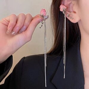 Roses n Thorns Dangling earcuff