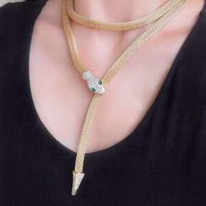 Statement Slither Bendable Multipurpose Necklace Jewellery
