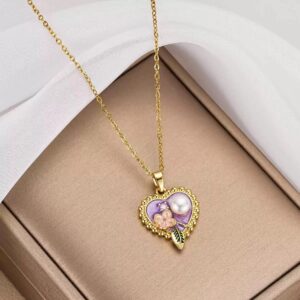 Love you in Lilac Necklace