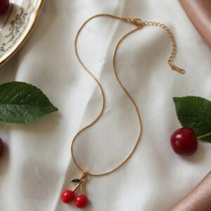 Summer in Italy! Cherry Necklace