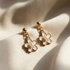 Pearly Dewdrop Earrings