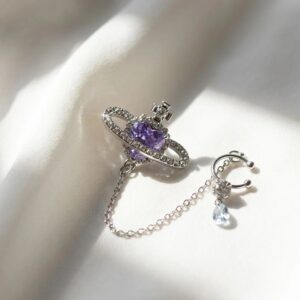 Purple Twilight Ear Cuff (1pc)