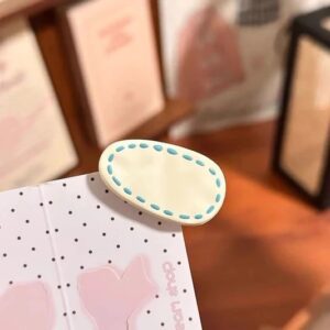 Pastel Stitches Hair Clip