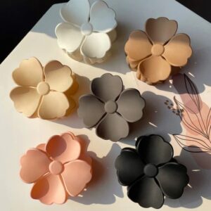 Dreamy Floral Claw Clutchers- neutrals