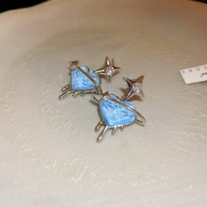 Dripping Heart Earrings